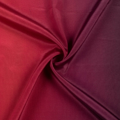 Cream And Pink Ombre Pattern Digital Print Crepe Silk Fabric