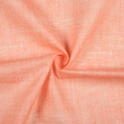 Peach Texture Pattern Digital Print Poly Cambric Fabric