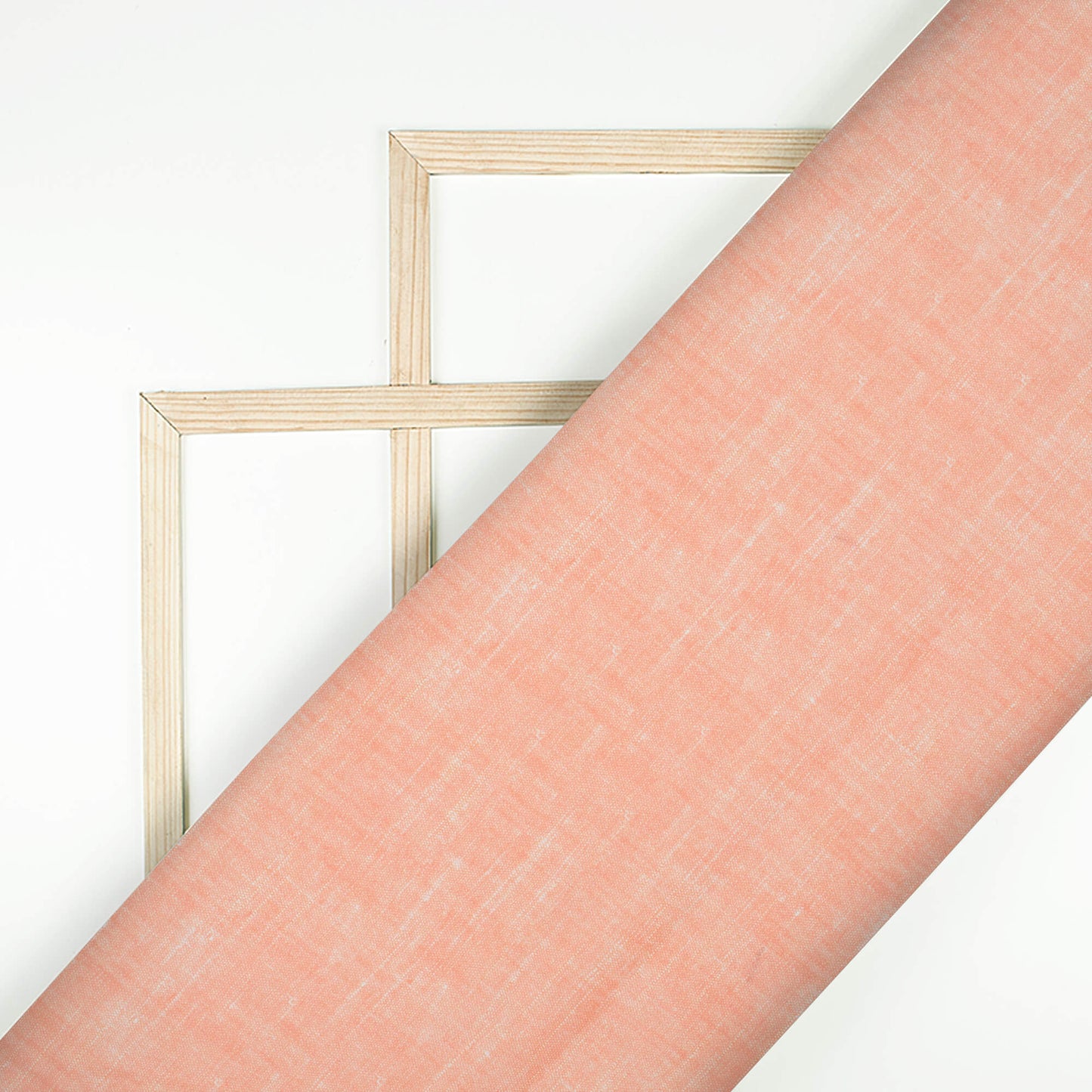 Peach Texture Pattern Digital Print Poly Cambric Fabric
