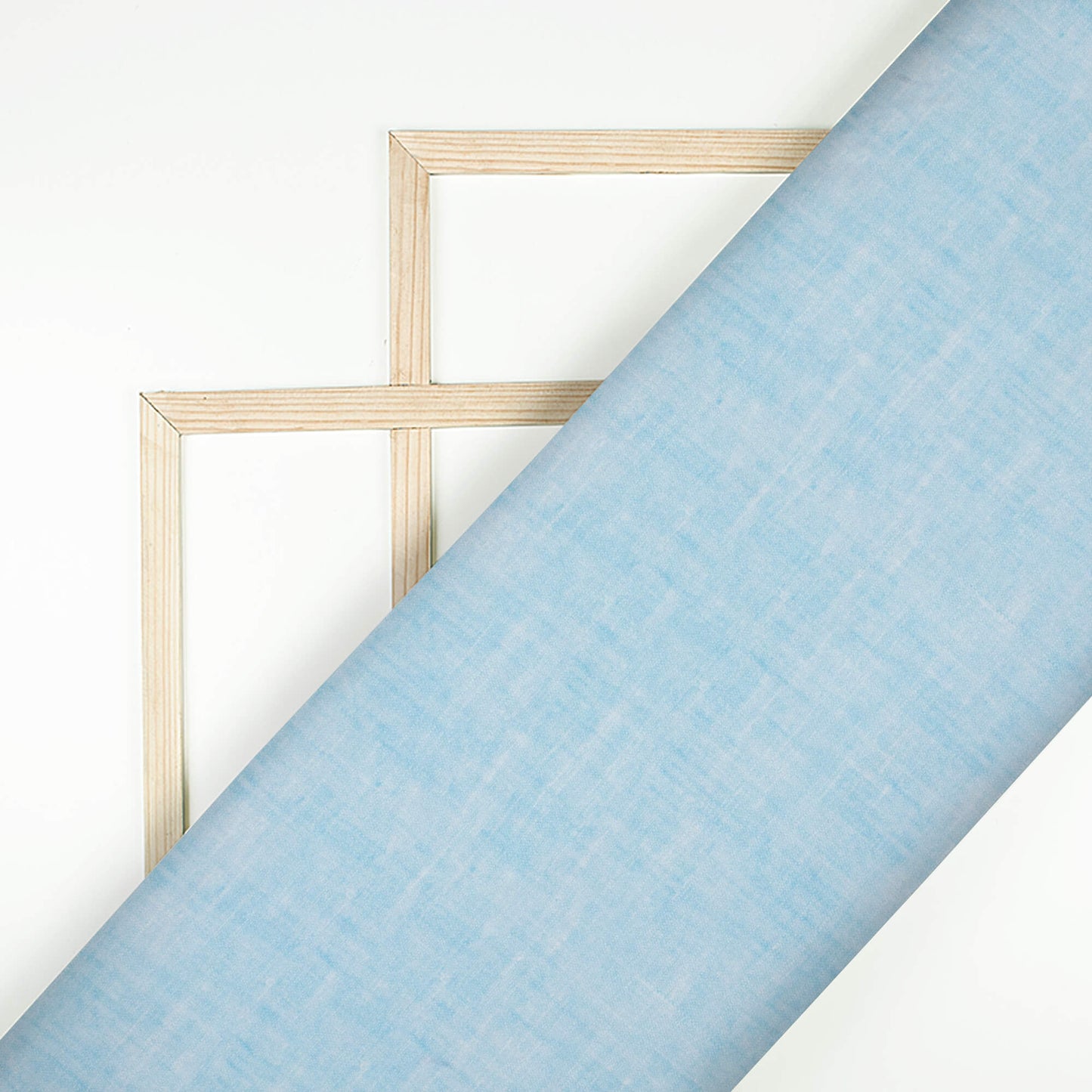 Light Blue Texture Pattern Digital Print Poly Cambric Fabric
