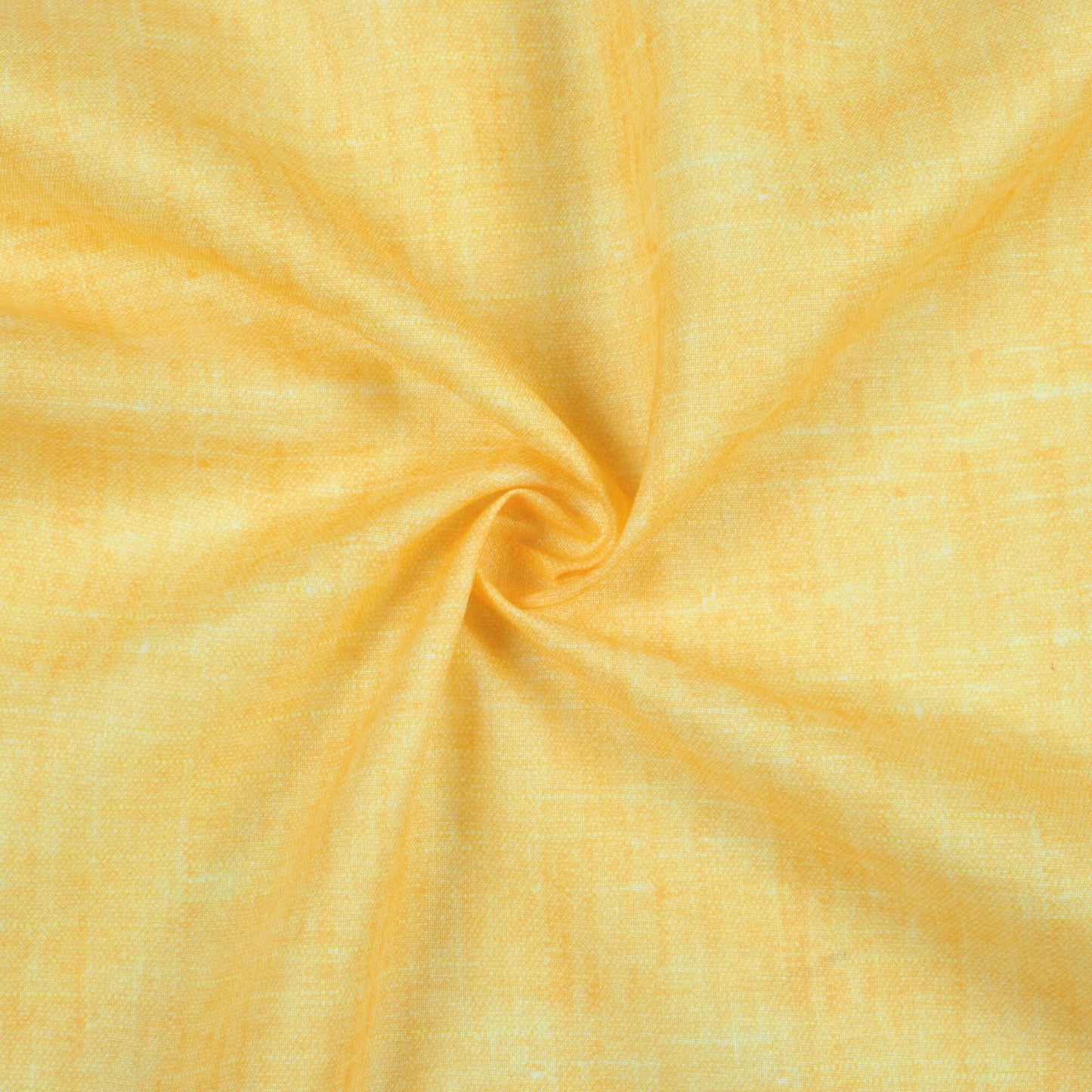 Flaxen Yellow Texture Pattern Digital Print Poly Cambric Fabric