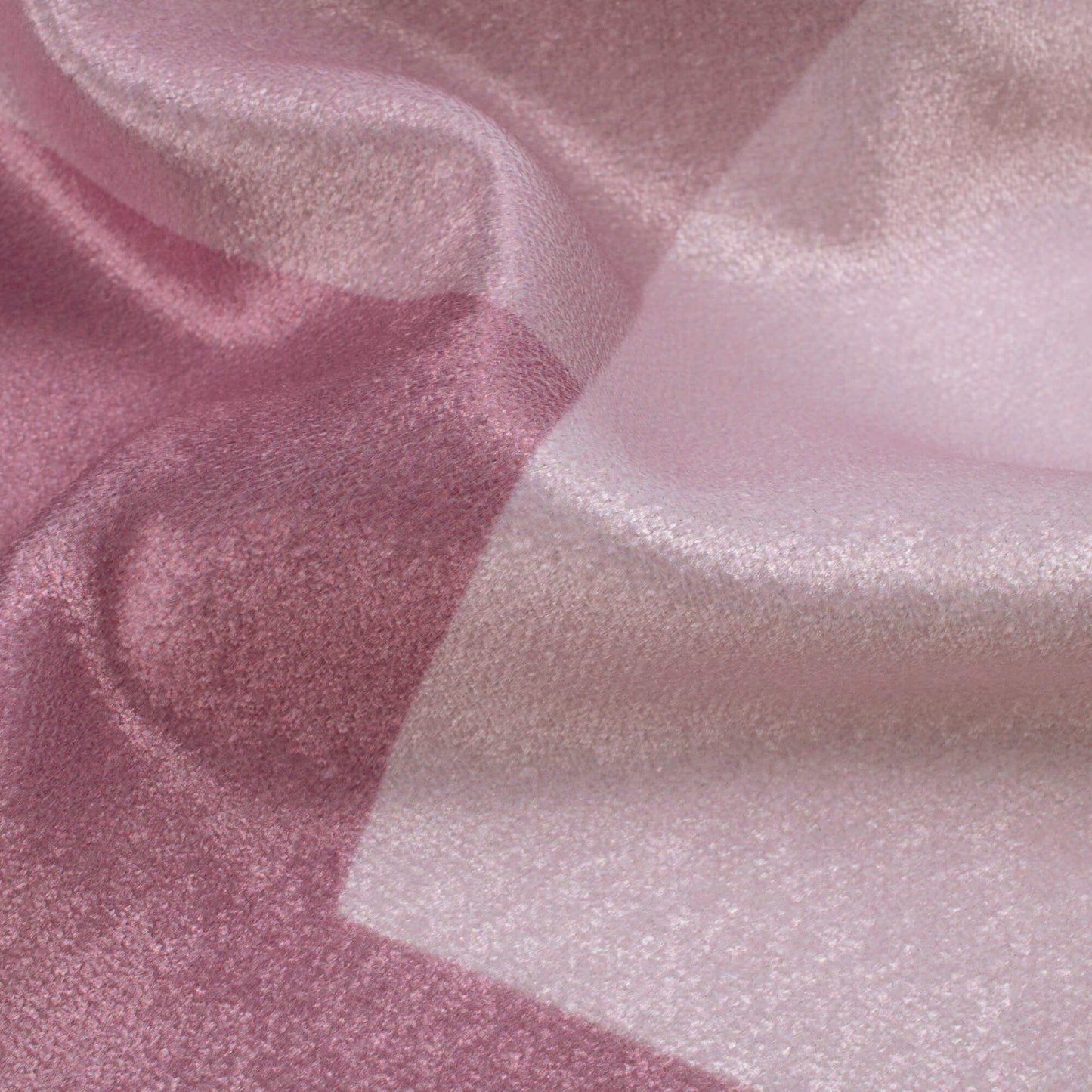 Plum Purple And Peach Geometric Pattern Digital Print Premium Velvet Fabric