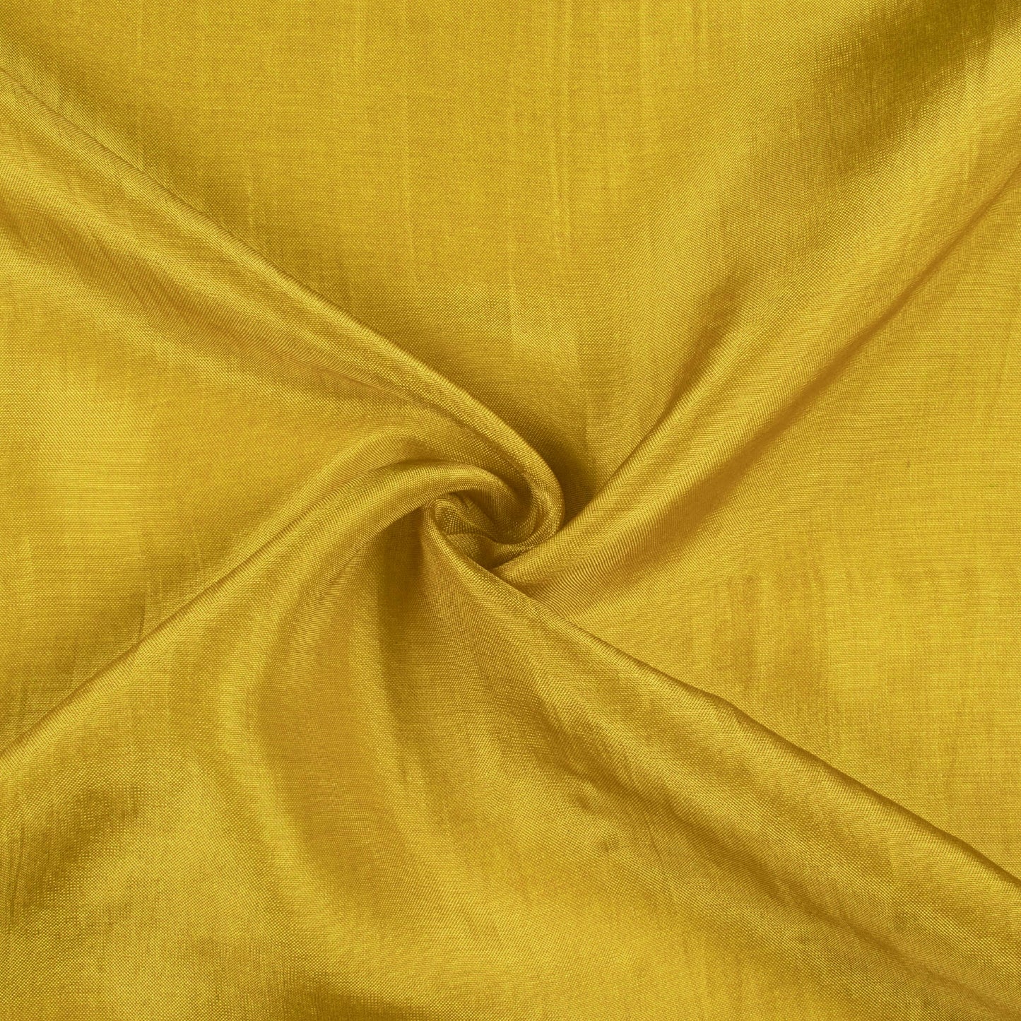 Ochre Yellow Texture Pattern Digital Print Viscose Uppada Silk Fabric