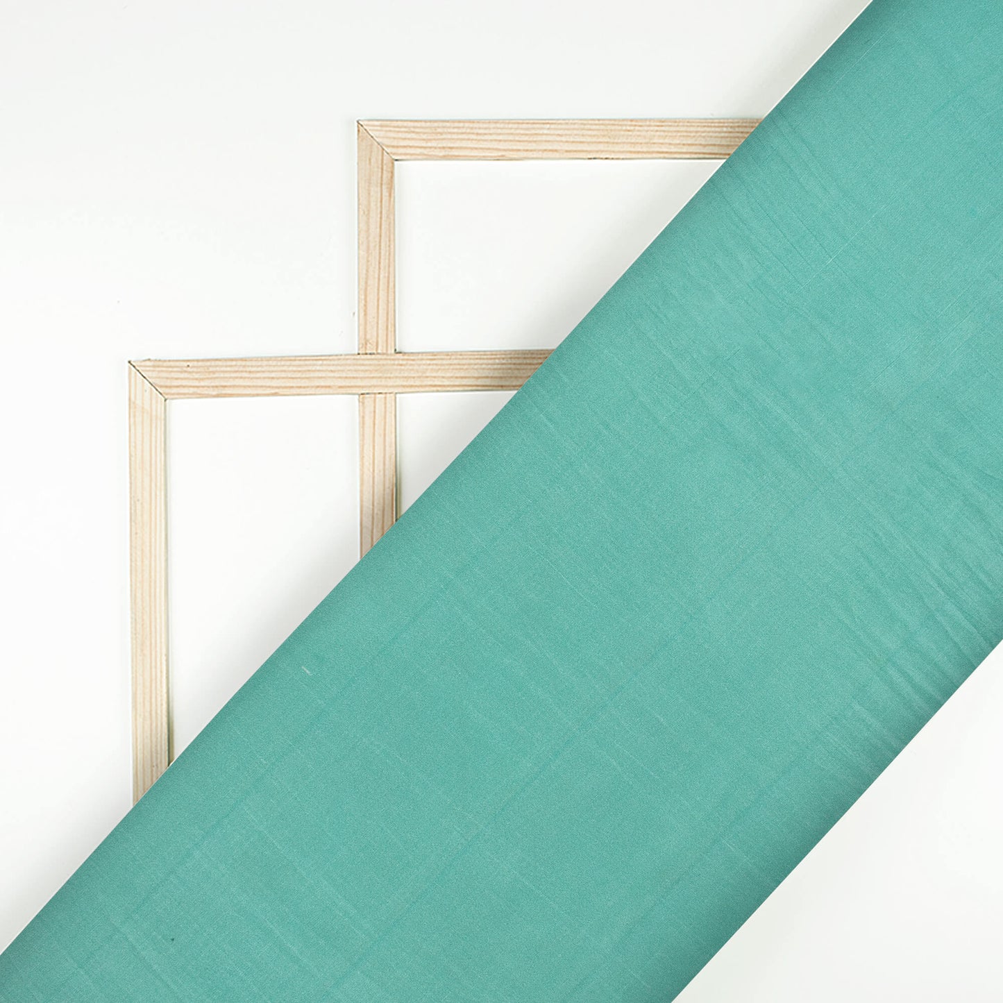 Aqua Blue Texture Pattern Digital Print Viscose Uppada Silk Fabric