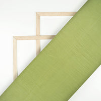 Moss Green Texture Pattern Digital Print Viscose Uppada Silk Fabric