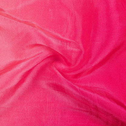 Magenta Pink Ombre Pattern Digital Print Viscose Uppada Silk Fabric