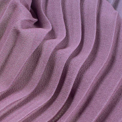 Hippie Pink And Grey Ombre Pattern Digital Print Georgette Pleated Fabric