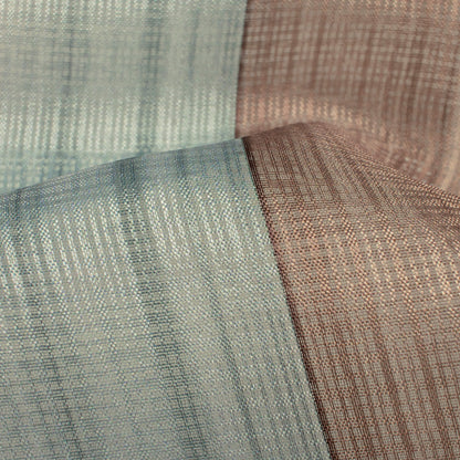 Multi-Color Stripes Pattern Digital Print Kota Doria Fabric