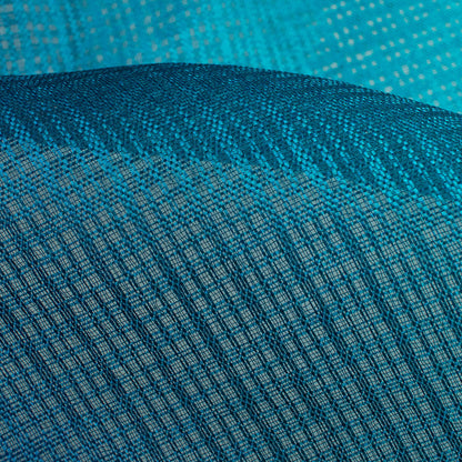 Tiffany Blue Ombre Pattern Digital Print Kota Doria Fabric