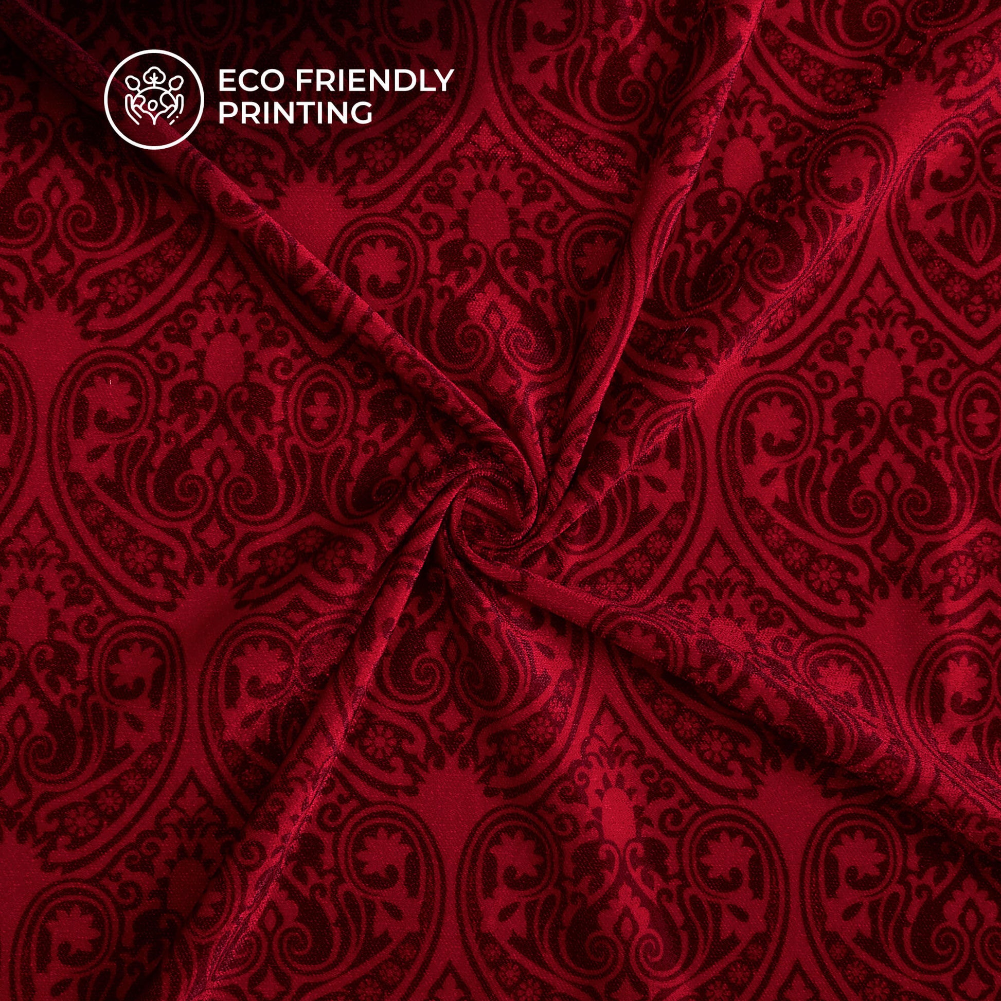 Red Solid Velvet Fabric – Siyani Clothing India