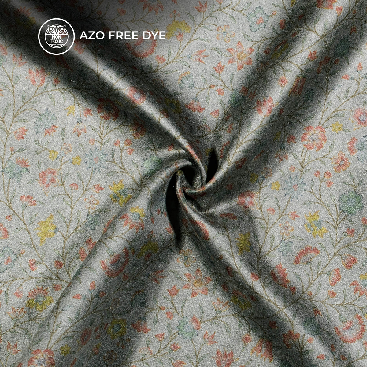 Leafage Printed Deluxe Suede Fabric