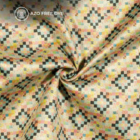 Quatrefoil Printed Deluxe Suede Fabric