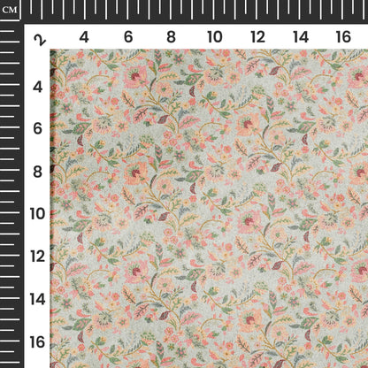 Leafage Printed Deluxe Suede Fabric