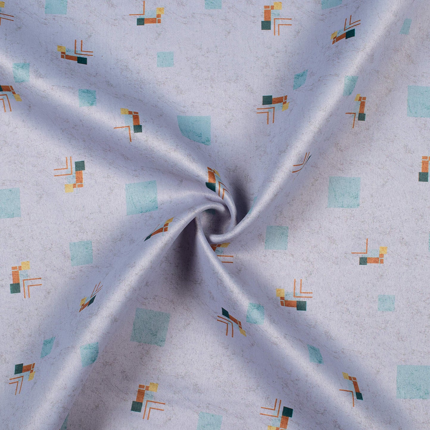 Slate Blue Abstract Printed Exclusive Shirting Fabric