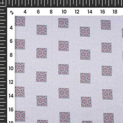 Slate BluePrinted Exclusive Shirting Fabric