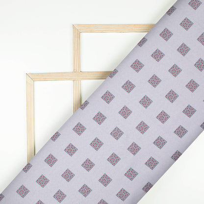 Slate BluePrinted Exclusive Shirting Fabric