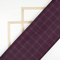 Wine PurplePrinted Exclusive Shirting Fabric