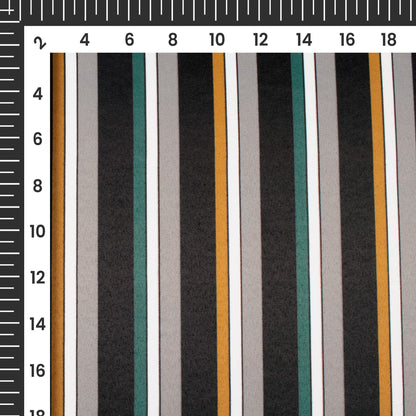 BlackAnd GreyPrinted Exclusive Shirting Fabric
