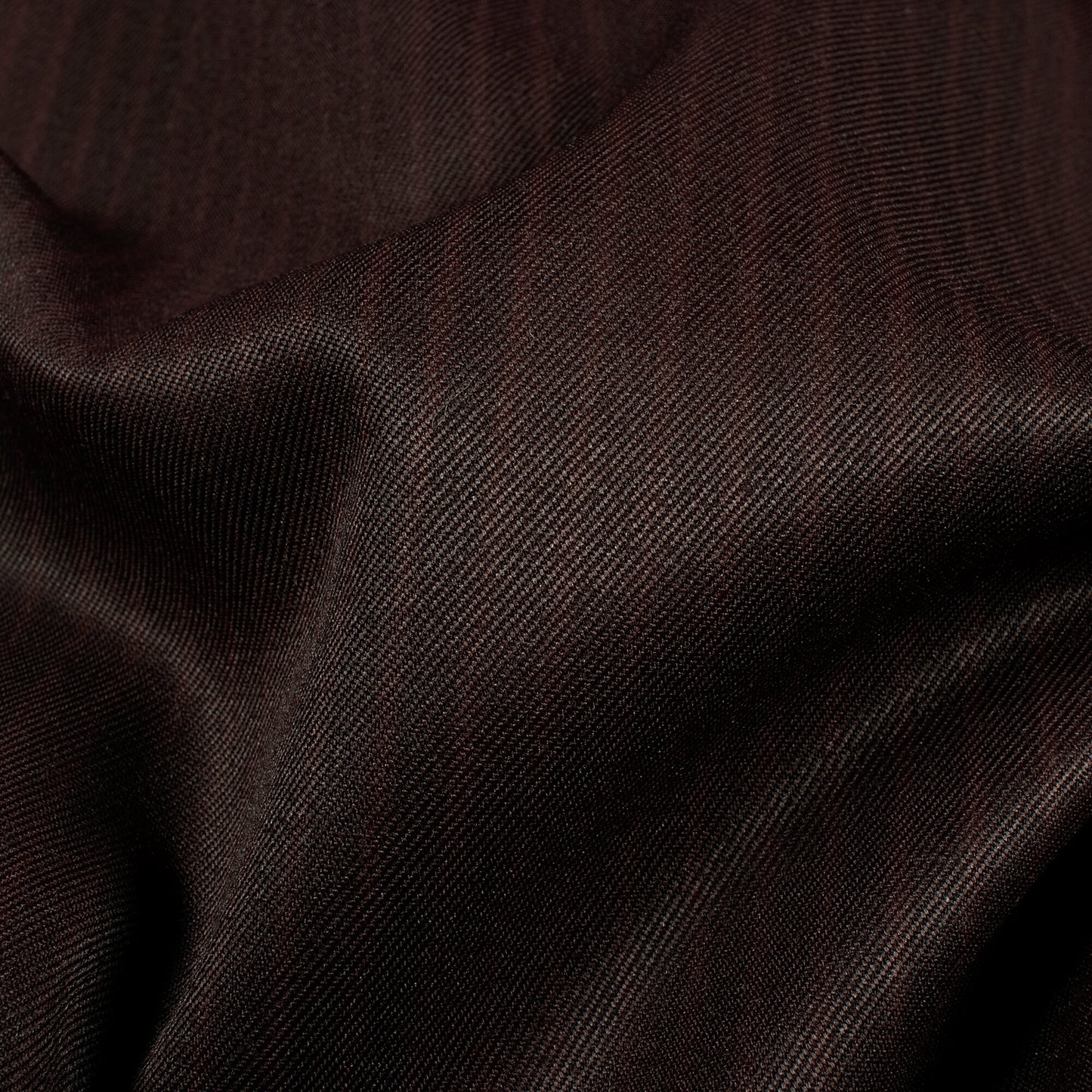 Dark Brown Stripes Printed Luxury Suiting Fabric