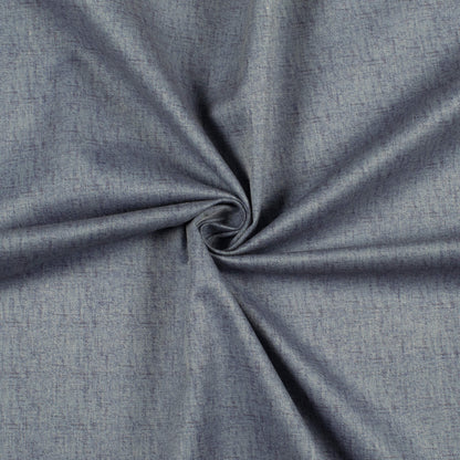 Slate Blue Texrture Printed Luxury Suiting Fabric