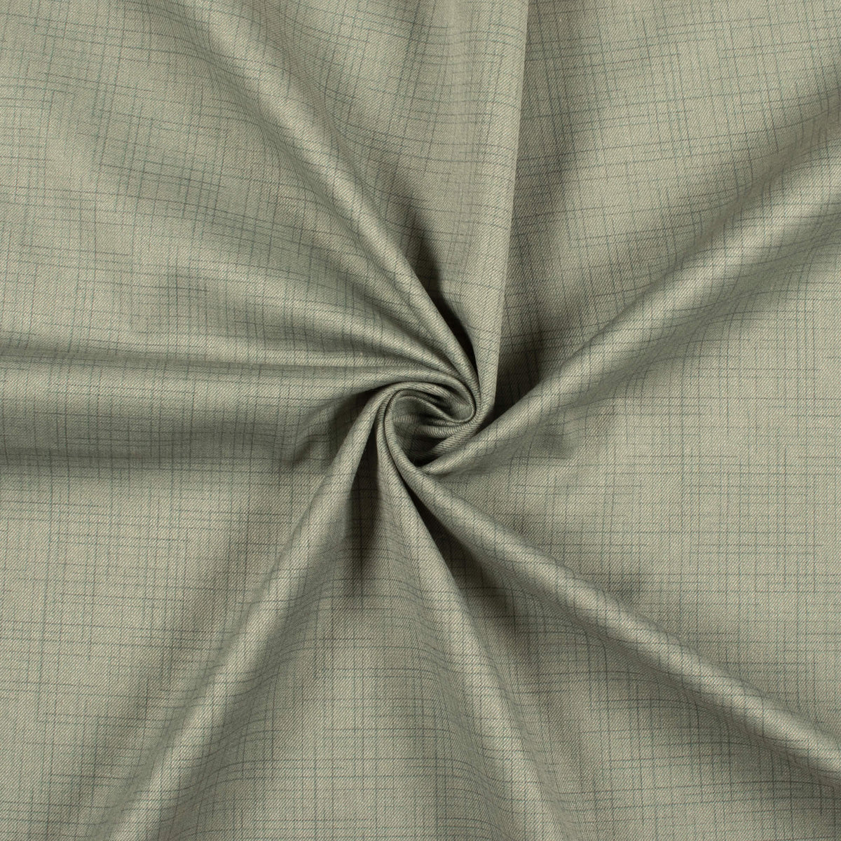 Laurel Green Checks Printed Luxury Suiting Fabric