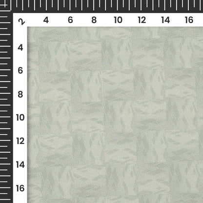 Ash Grey Checks Printed Luxury Suiting Fabric