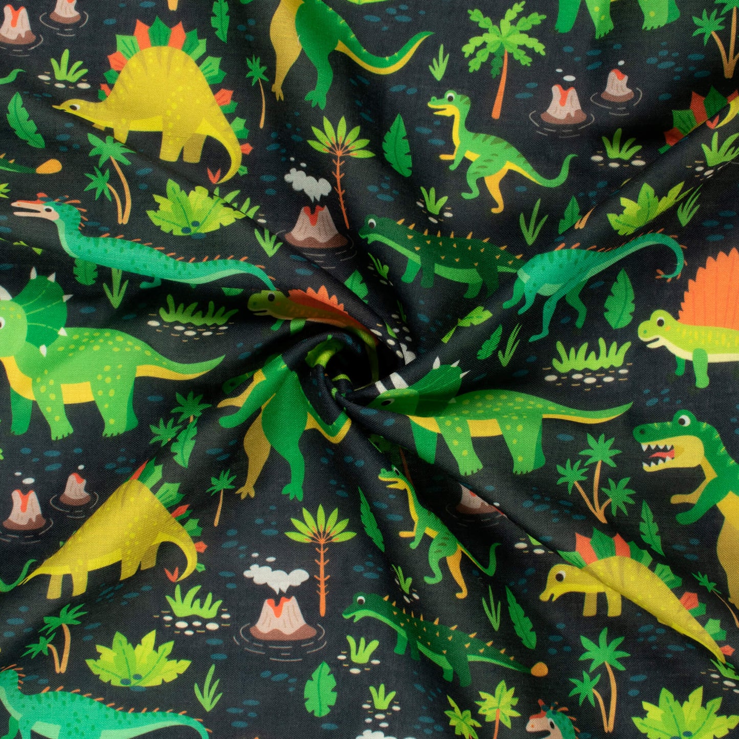 Exclusive Animal Kingdom Printed Poly Cambric Fabric
