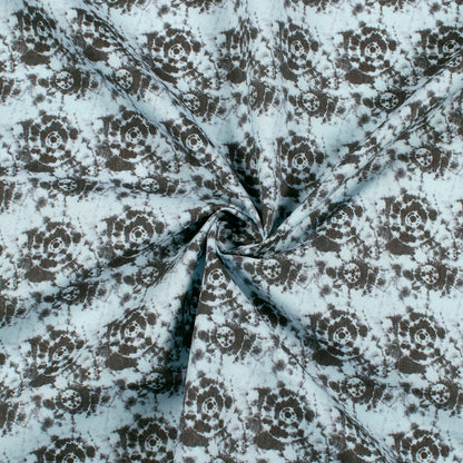 Pastel Blue Shiiborii Printed Exclusive Shirting Fabric