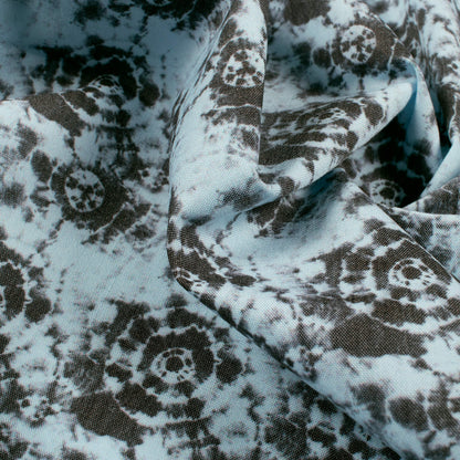 Pastel Blue Shiiborii Printed Exclusive Shirting Fabric