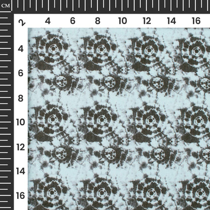 Pastel Blue Shiiborii Printed Exclusive Shirting Fabric