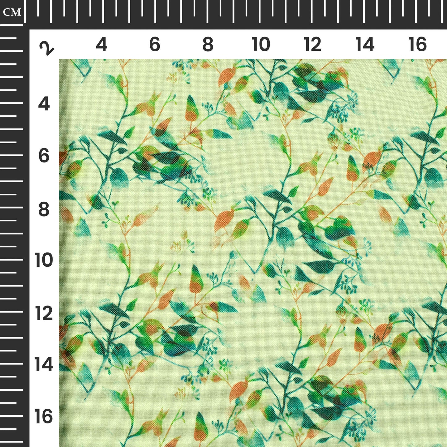 Green Leaf Printed Exclusive Shirting Fabric