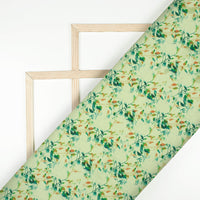 Green Leaf Printed Exclusive Shirting Fabric