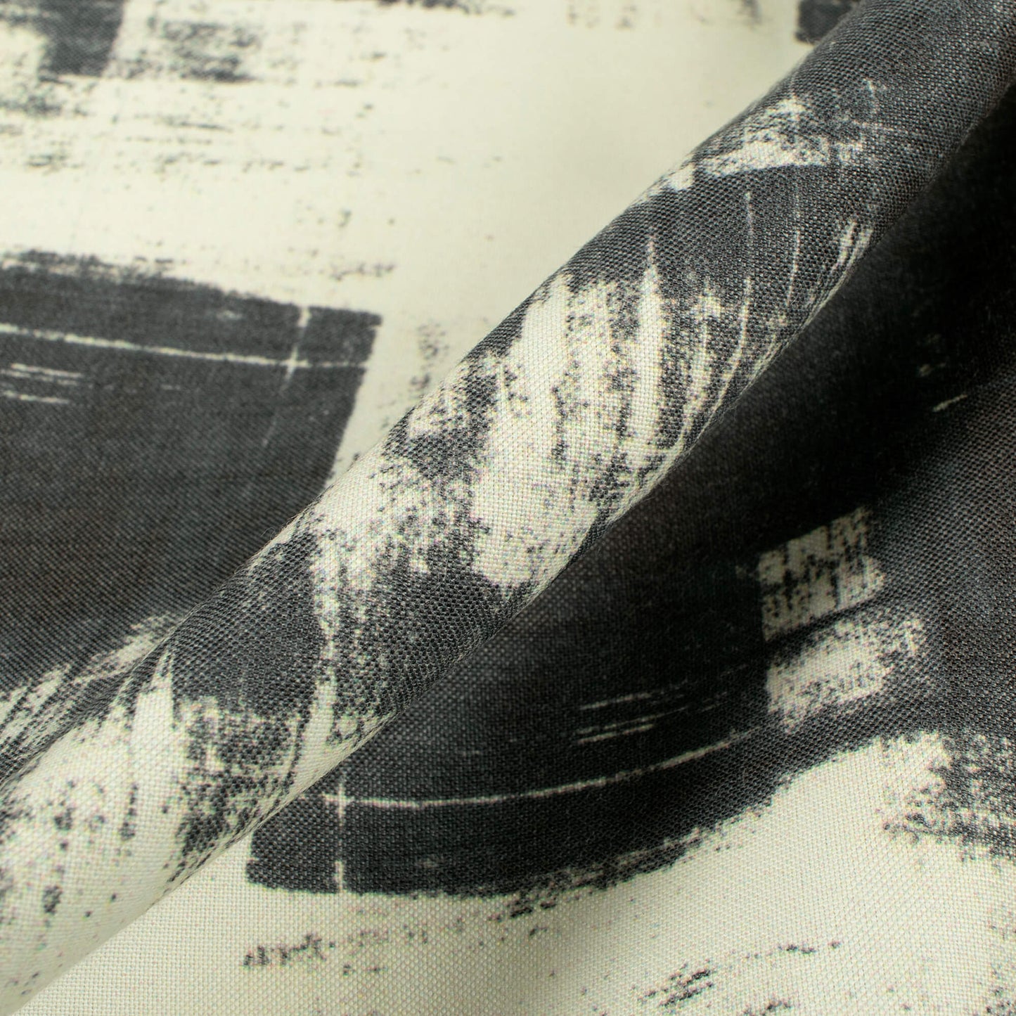 Black Textural Printed Exclusive Shirting Fabric