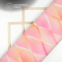 Trendy Geometric Digital Print Poly Chinnon Chiffon Fabric