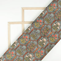 Trendy Ethnic Digital Print Kota Doria fabric