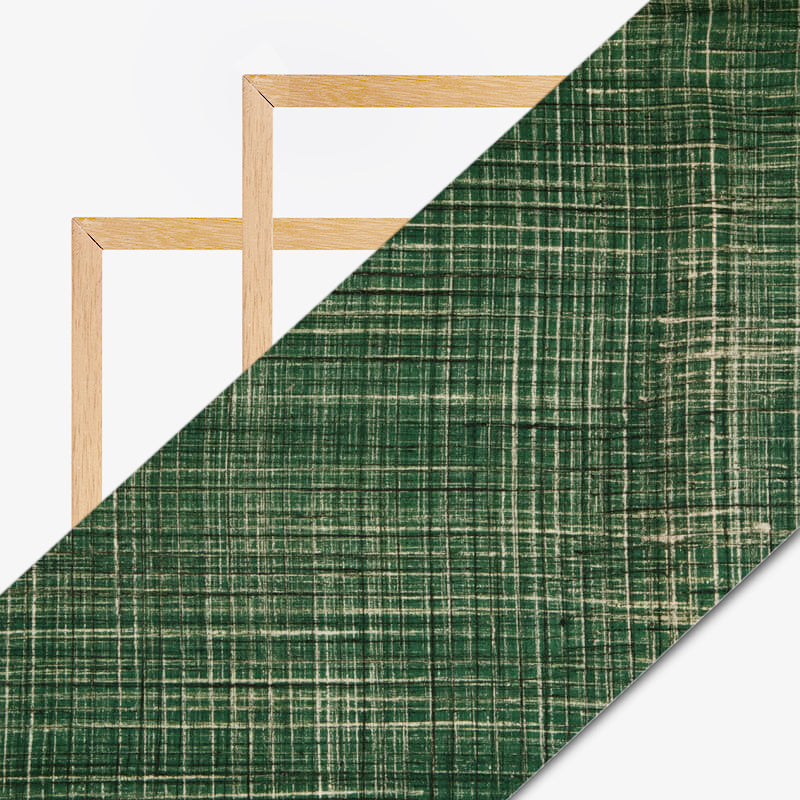 Green Brush Ajrakh Handblock Cotton Fabric - Fabcurate