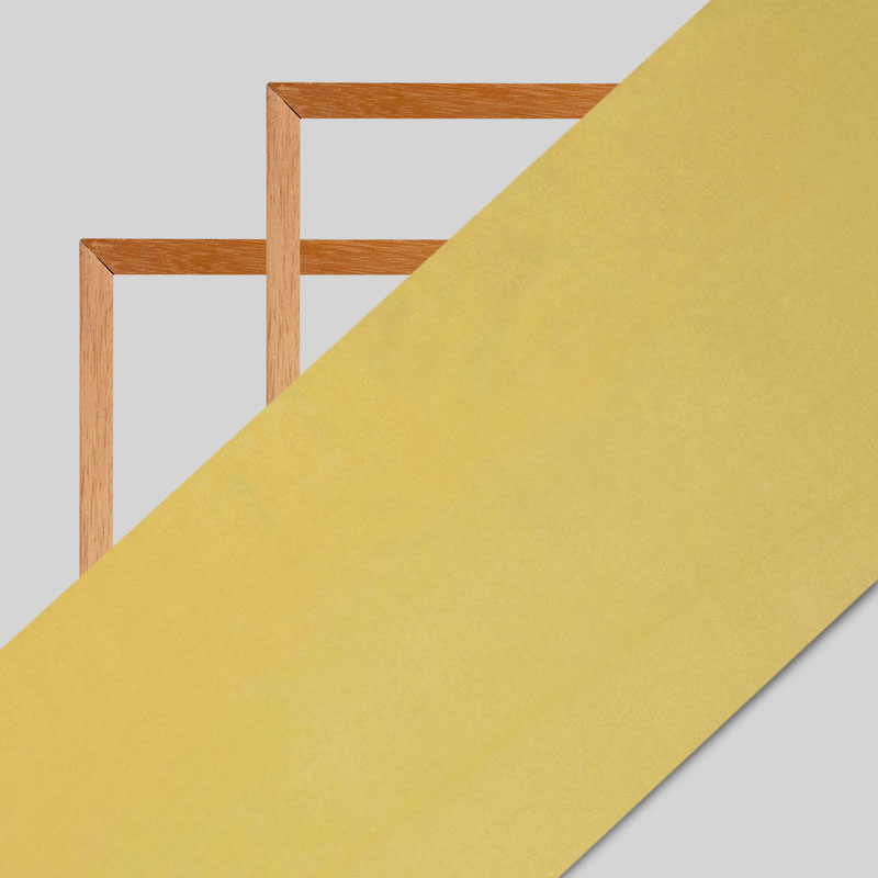Pastle Yellow Plain Pure Chinnon Chiffon Fabric