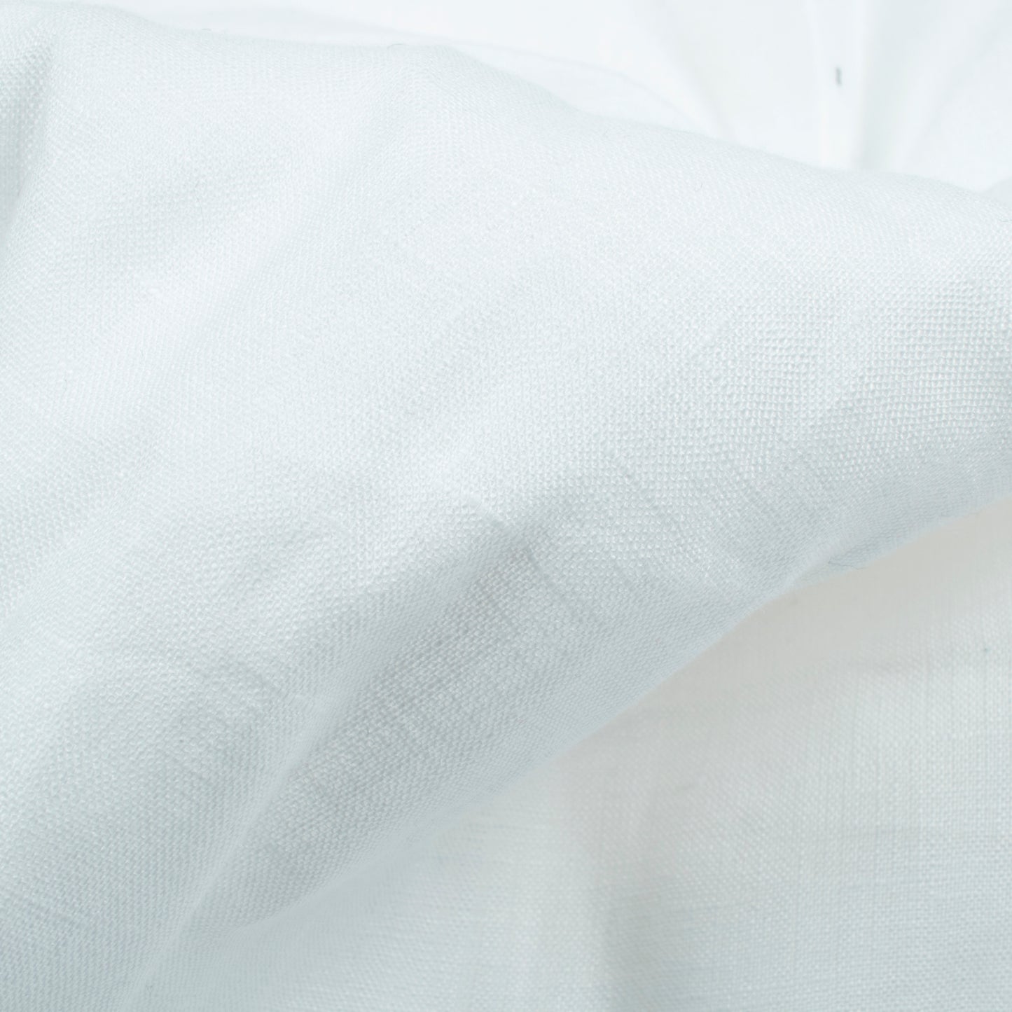 Premium White Plain Dyeable Swiss Linen Fabric (Width 58 Inches)