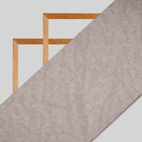 Light Pink Ethnic Digital Print Premium Organza Fabric - Fabcurate