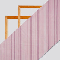 Pastel Pink Stripes Pattern Digital Print American Crepe Fabric - Fabcurate