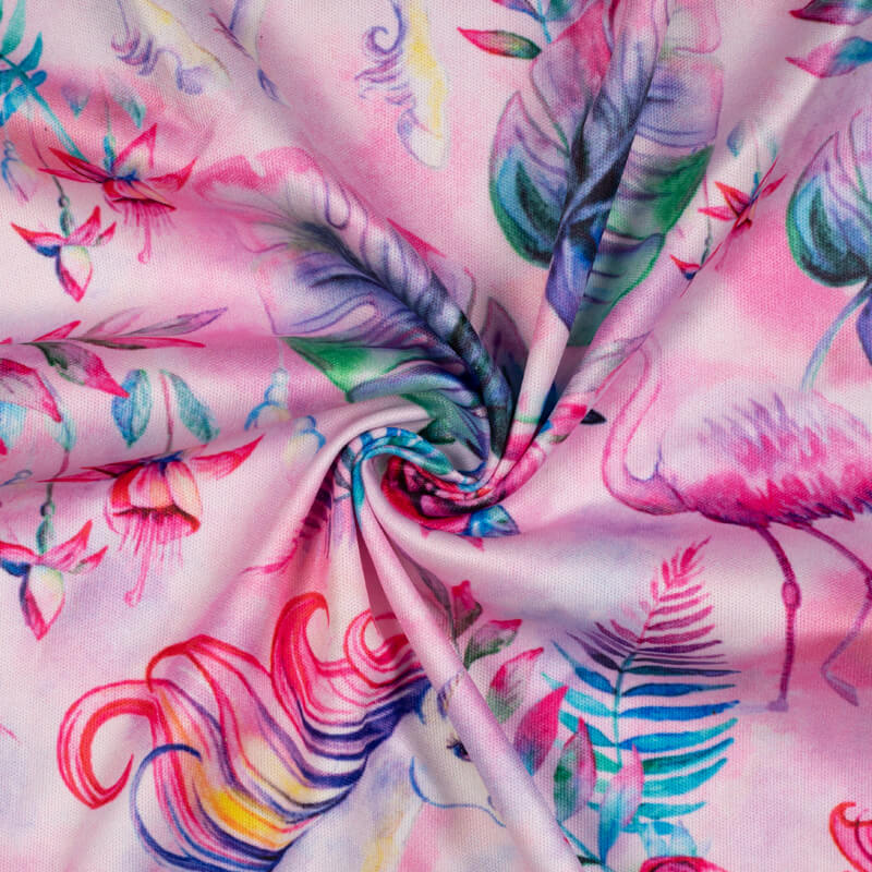 Atlas Grænseværdi Røg Pink Animal Pattern Digital Print Lycra Fabric (Width 58 Inches) – Fabcurate