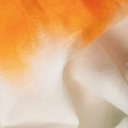 Tricolor Tie And Dye Pattern Digital Print Cotton Cambric Fabric - Fabcurate