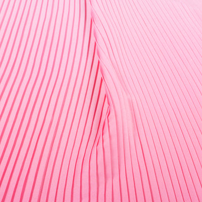 Pink Ombre Pattern Digital Print American Crepe Pleated Fabric