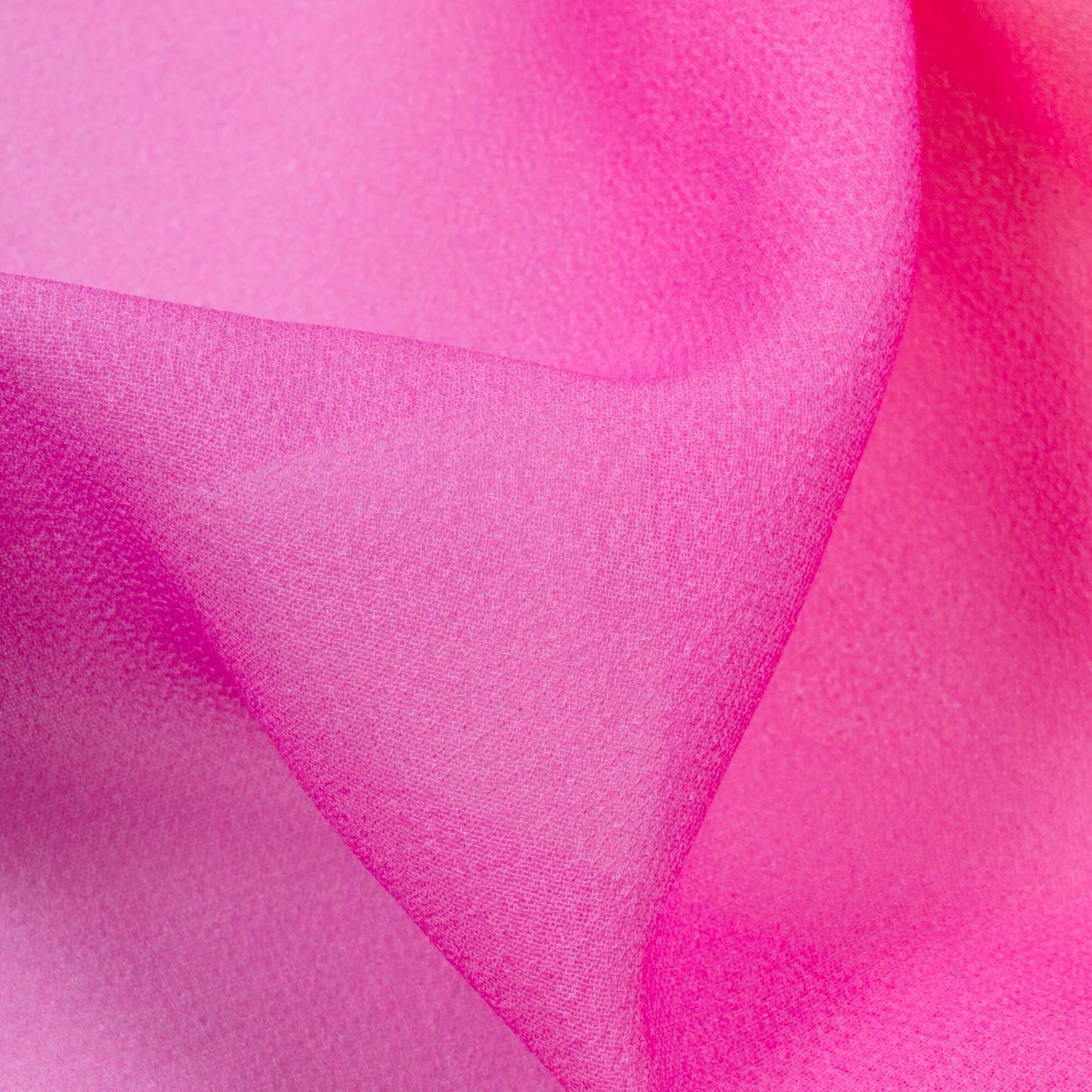 (Cut Piece 0.8 Mtr) Pink And Purple Rainbow Pattern Digital Print Georgette Fabric