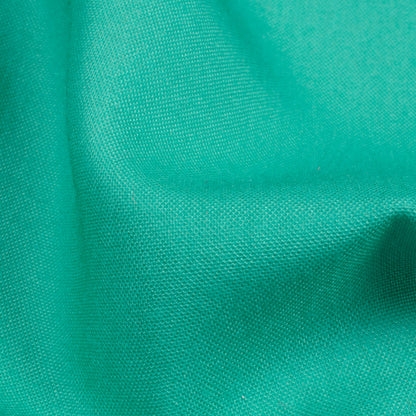 Light Sea Green And Off White Ombre Pattern Digital Print Rayon Fabric - Fabcurate