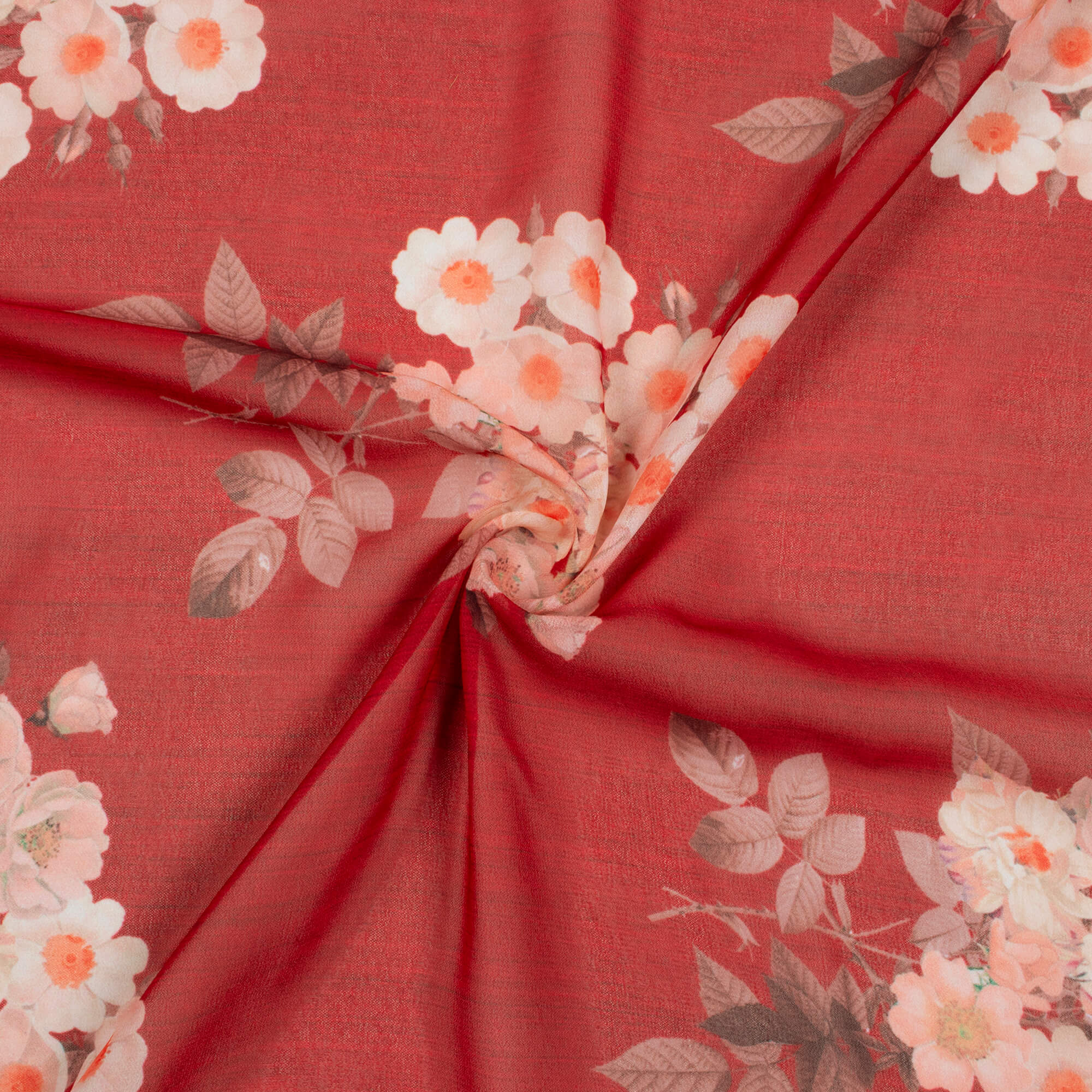 Floral georgette store fabric