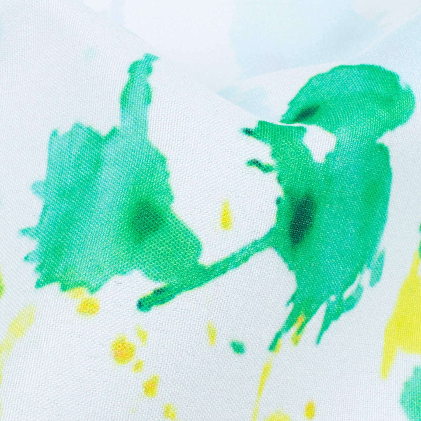 Multi-Color Holi Pattern Digital Print Ultra Premium Butter Crepe Fabric - Fabcurate