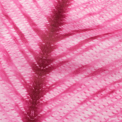 Rouge Pink Chevron Pattern Digital Print Crepe Silk Fabric