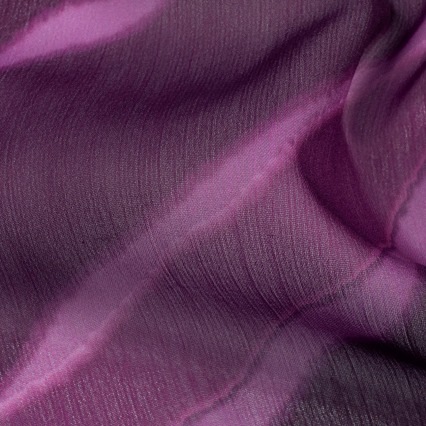 Wine Purple Leheriya Pattern Digital Print Chiffon Fabric