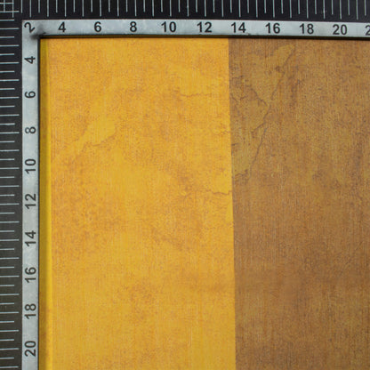 Dijon Yellow Stripes Pattern Digital Print Chiffon Fabric